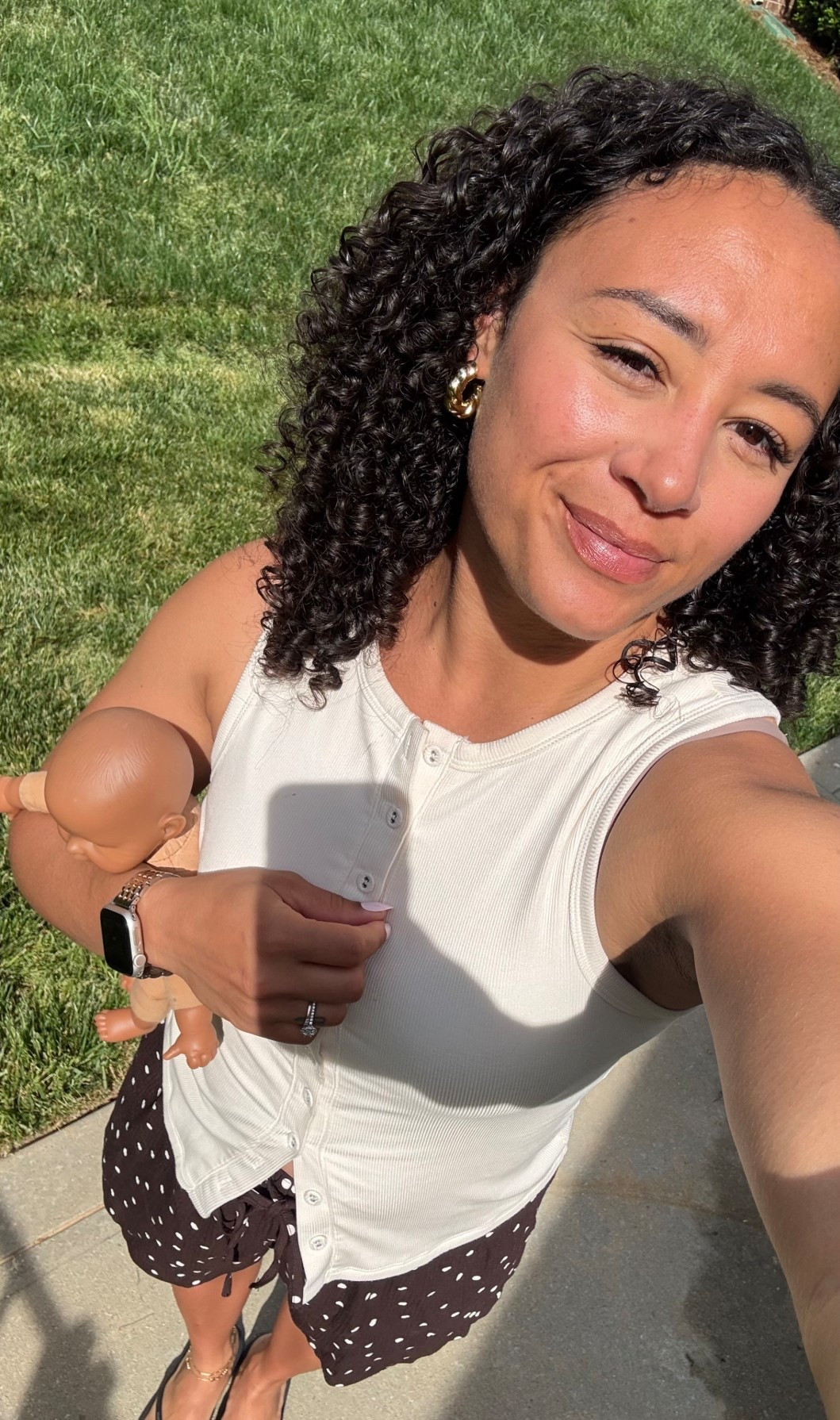 Size medium in top and shorts all my skincare favs and makeup below! The face mist and moisturizer is something new I’m trying out to help with acne dark spots

#LTKSaleAlert #LTKootd #LTKgrwm