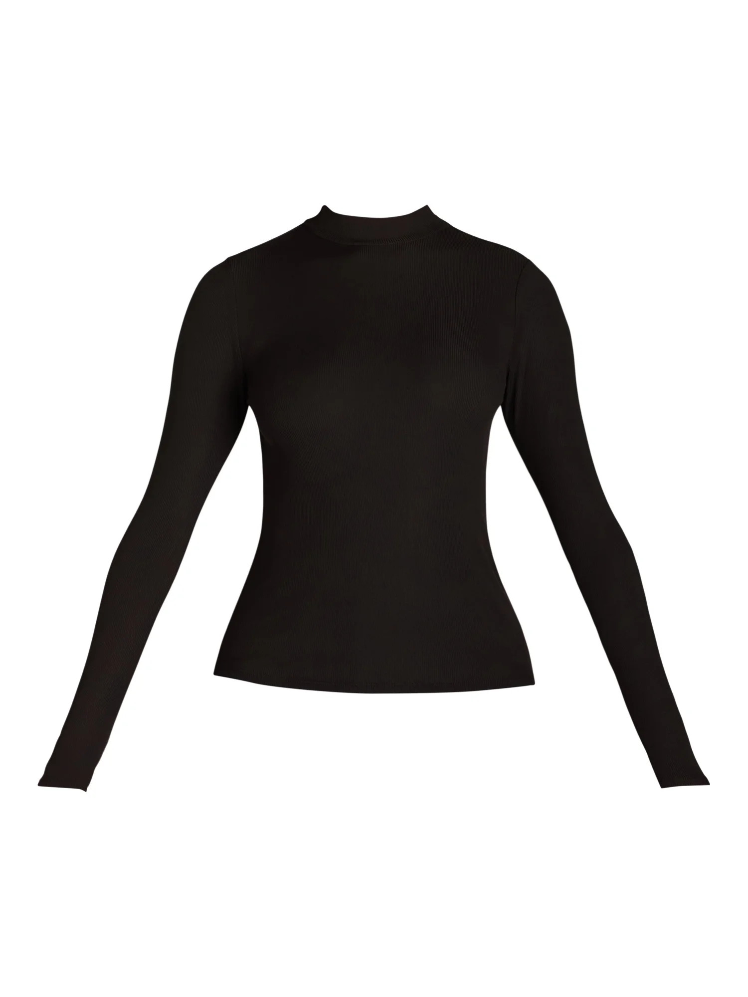 No Boundaries Juniors Mock Neck Top with Long Sleeves, 2-Pack, Sizes XXS-XXL | Walmart (US)