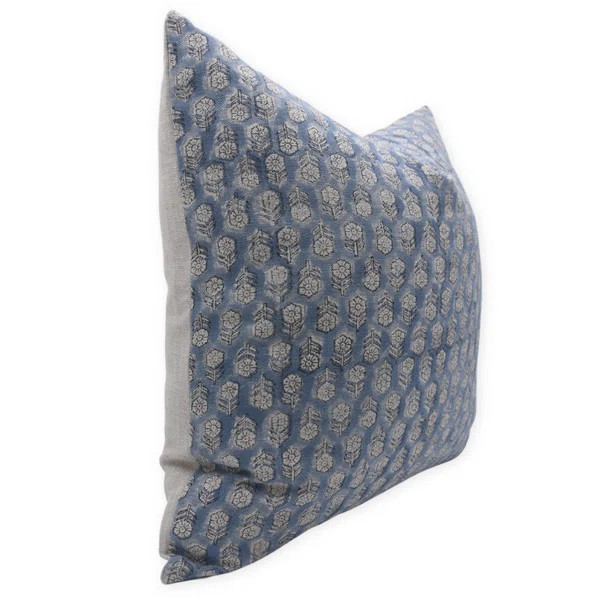 Floral Linen Indoor/Outdoor Pillow Cover | Wayfair North America