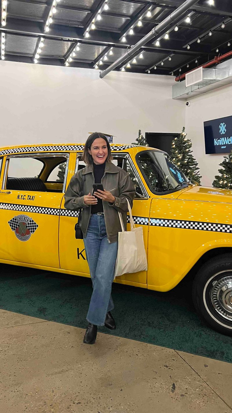 Today's outfit for a fun event in NYC 🚕 My oversized leather bomber jacket is a classic wardrobe staple you'll have for years and is under $300!  

 #LTKSeasonal #LTKTravel