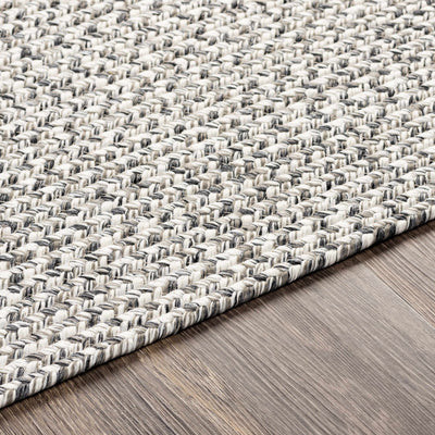 Cream Charcoal Cranwell Braided Textured Area Rug | Boutique Rugs