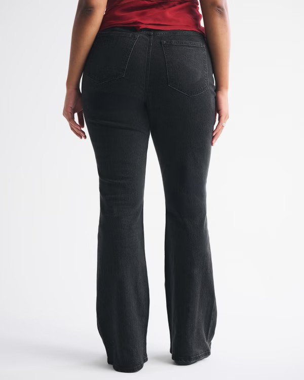 Women's Curve Love High Rise Bootcut Lace Jean | Women's New Arrivals | Abercrombie.com | Abercrombie & Fitch (US)