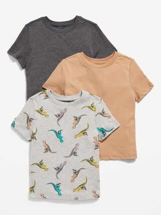 Unisex 3-Pack Short-Sleeve T-Shirt for Toddler | Old Navy (US)