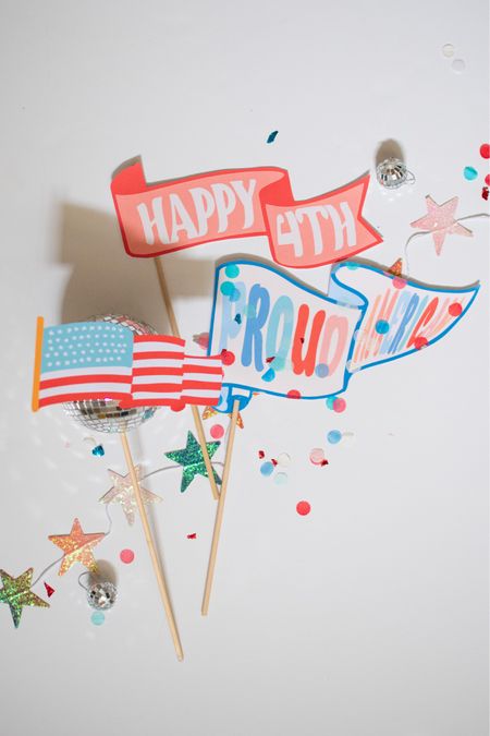 Any holiday for kids means a fun diy at home! Here is what we used to upgrade a printable 4th of July pennant flag!

#LTKSeasonal #LTKkids