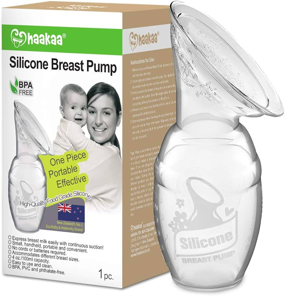 haakaa Manual Breast Pump for Breastfeeding 4oz/100ml | Amazon (US)