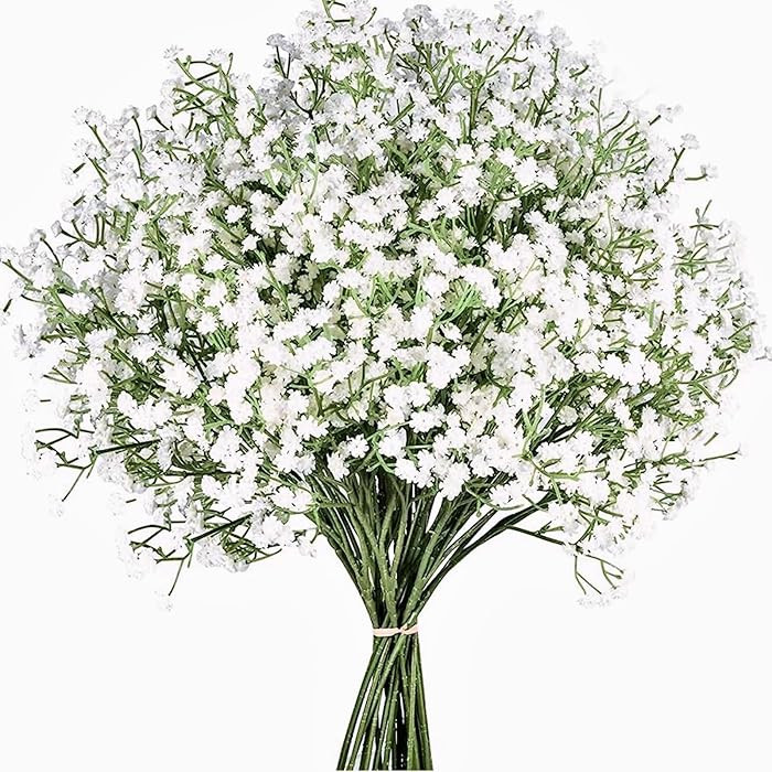 Babys Breath Artificial Flowers,6 Pcs Gypsophila Real Touch Flowers for Wedding Party Home Garden... | Amazon (US)