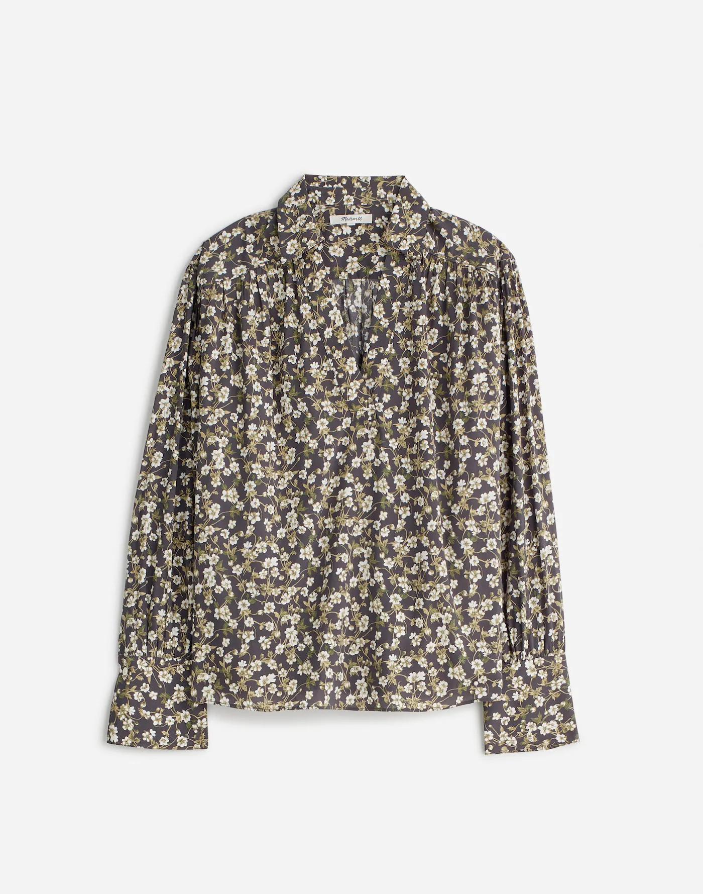 Easy Long-Sleeve Popover Shirt | Madewell