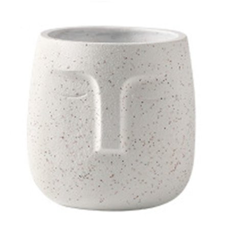 Chamat Concrete Planter for Plants Modern Indoor Outdoor Head Planter Face Vase Statue Plant Pot for | Walmart (US)