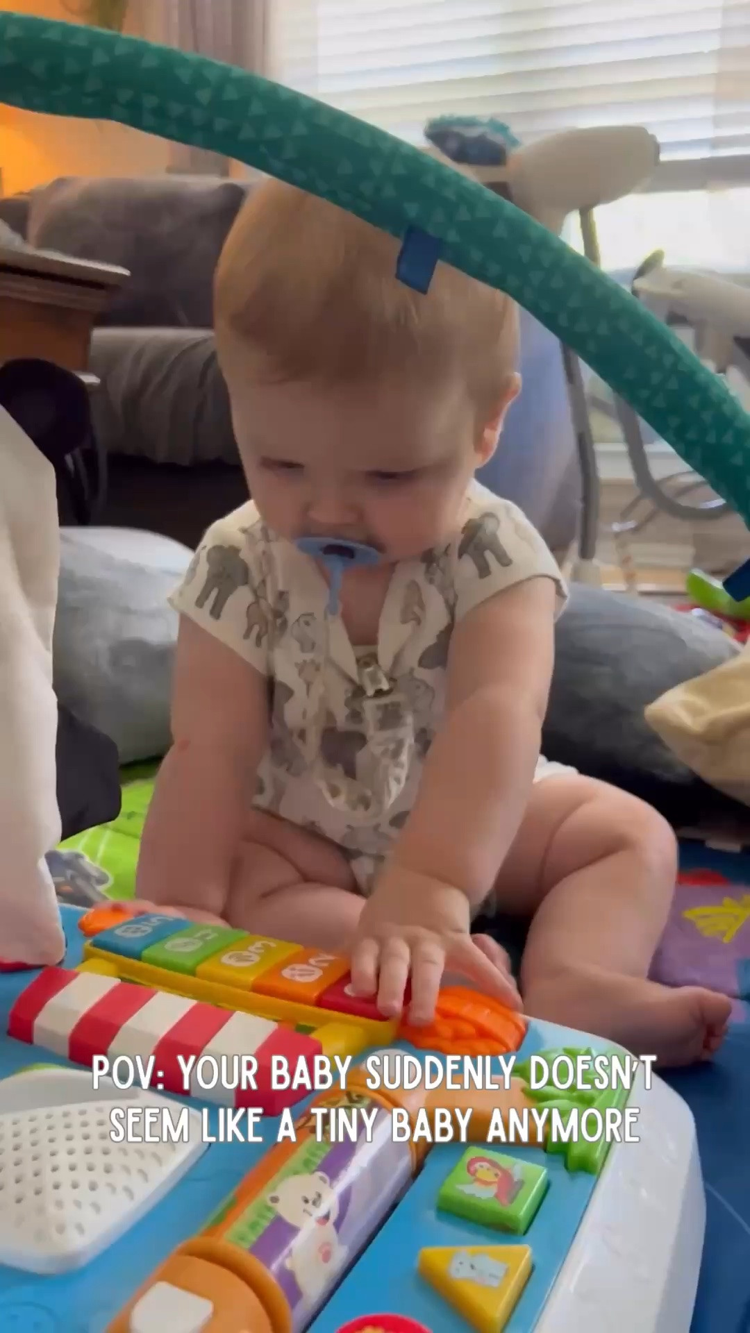 He’s sitting up, playing with his toys and looking way too grown all of a sudden. 🥲 

I feel like this stage came out of nowhere.

#7monthsold #babyboy #babymilestones #momlife #motherhood

#LTKmomlife #LTKBaby #LTKdayinmylife
