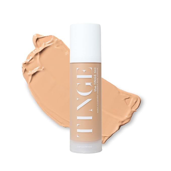 Tinge Body Makeup, Water & Transfer Resistant, Medium Coverage Cream, Lasts Up to 48 Hours, For A... | Amazon (US)