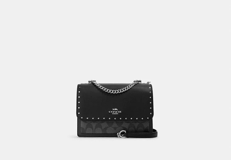 Klare Crossbody Bag In Signature Canvas With Rivets | Coach Outlet CA