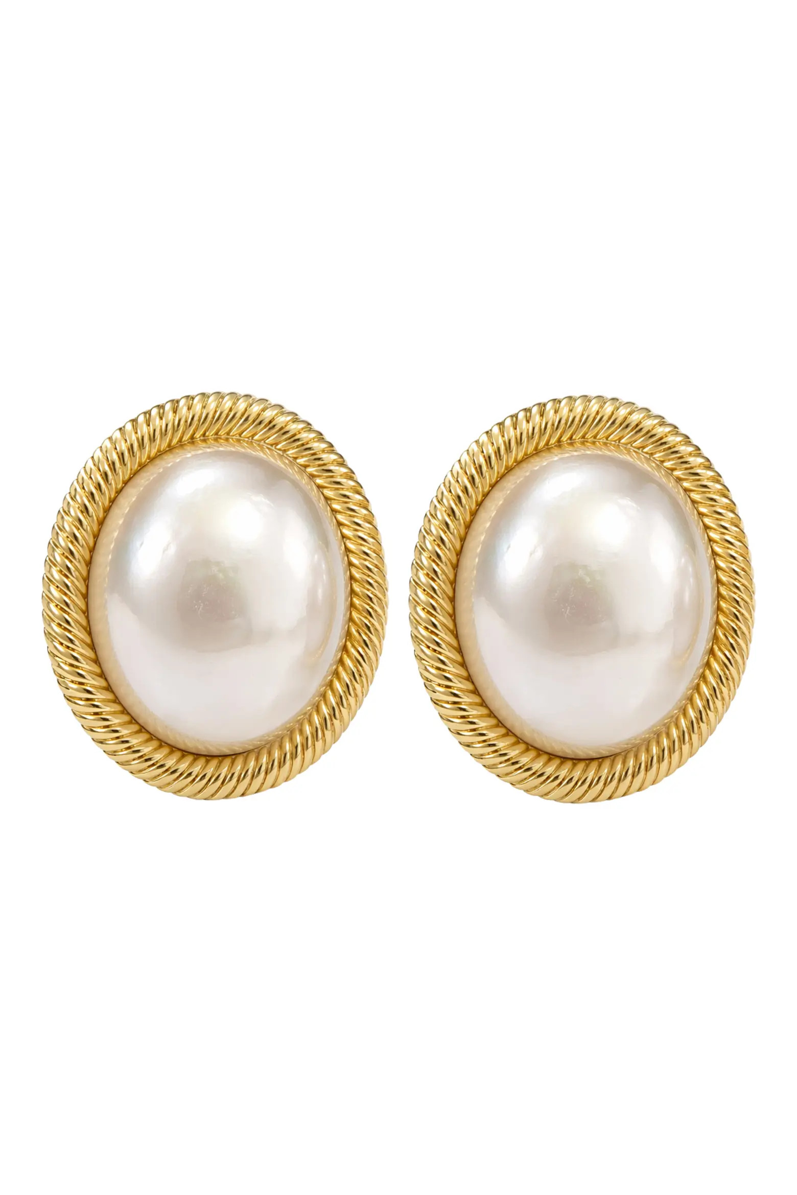 Cultured Pearl Bezel Stud Earrings (Women) | Nordstrom | Nordstrom
