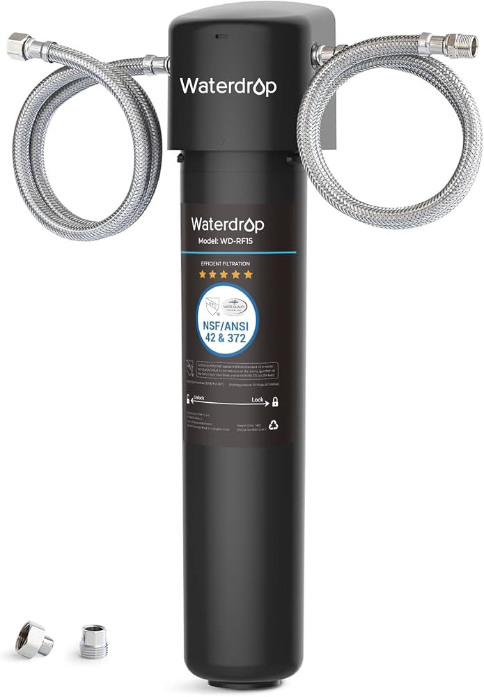 Waterdrop 15UA Under Sink Water Filter System, Reduces Lead, Chlorine, Bad Taste & Odor, Under Co... | Amazon (US)