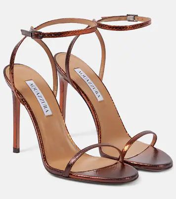 Olie 105 metallic leather sandals | Mytheresa (US/CA)