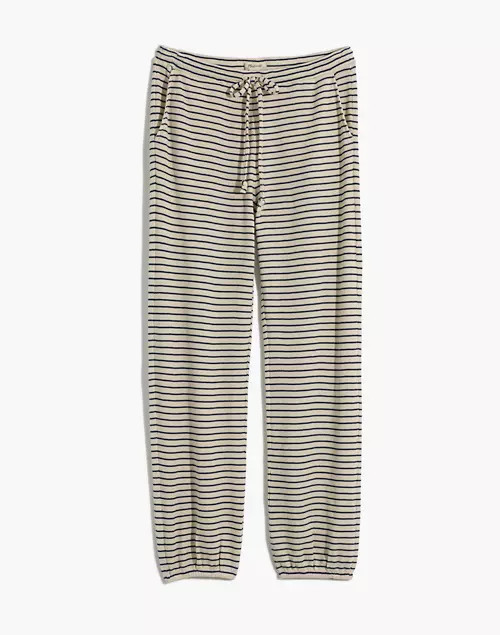 Waffle Knit Pajama Pants in Stripe | Madewell