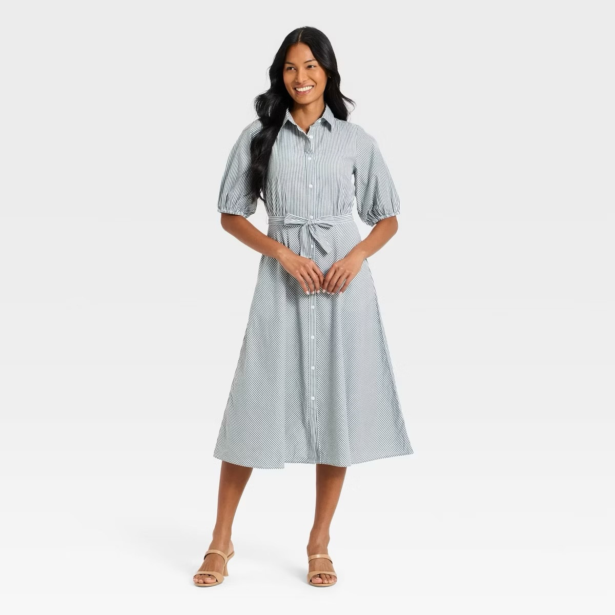 NEW!! Target Women's Midi Button-Down Shirtdress
- A New Day in 2 colors, Green/White & polka dot black/cream 






Target, new at Target, new arrivals, spring dresses, work outfits, brunch dress, office outfit, family photos


#LTKOver40 #LTKMidsize #LTKWorkwear