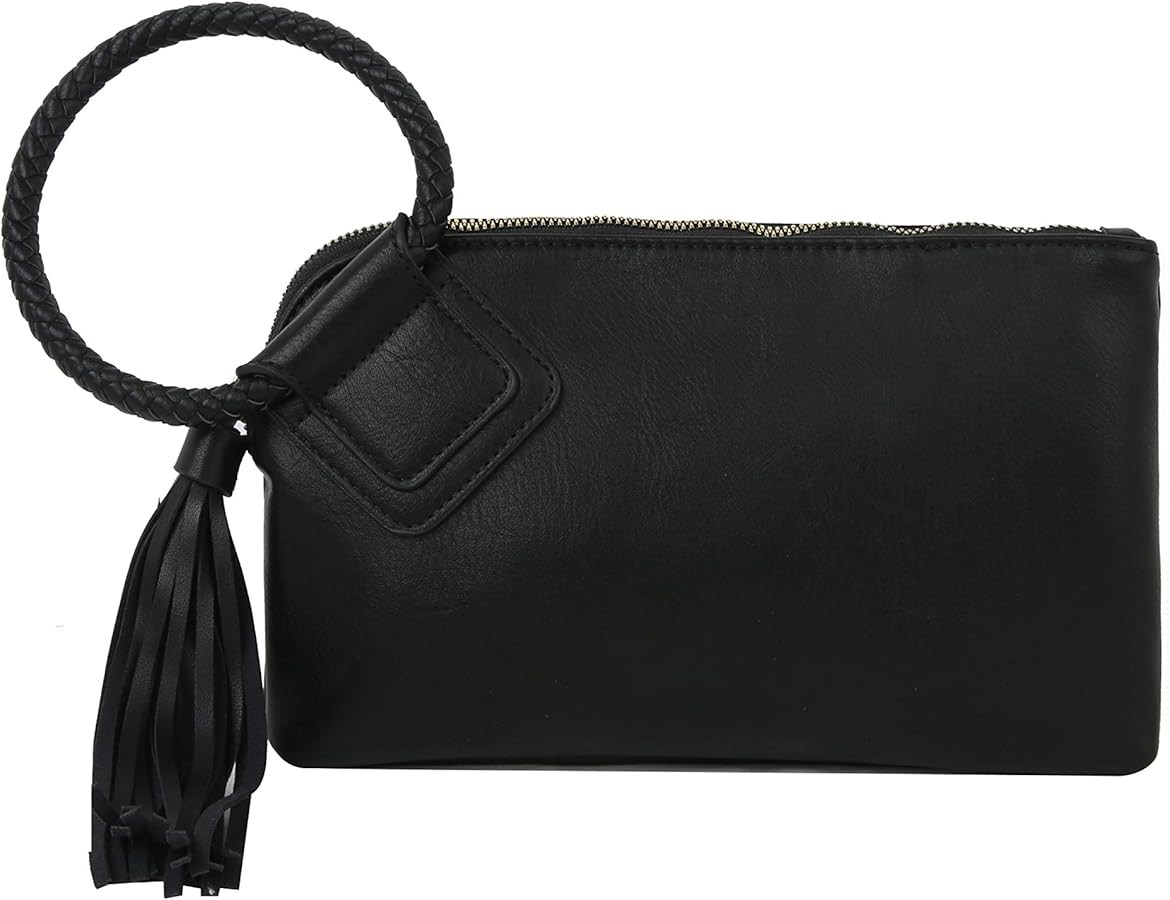 Womens Clutch Purse Wristlet Wallet Evening w/Hand Strap Casual Formal Vegan Leather - Metro Muse | Amazon (US)