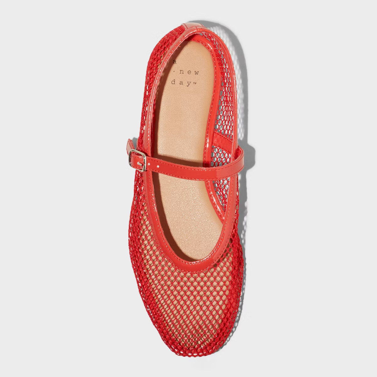 Women's Issa Mesh Mary Jane Ballet Flats with Memory Foam Insole - A New Day™ | Target