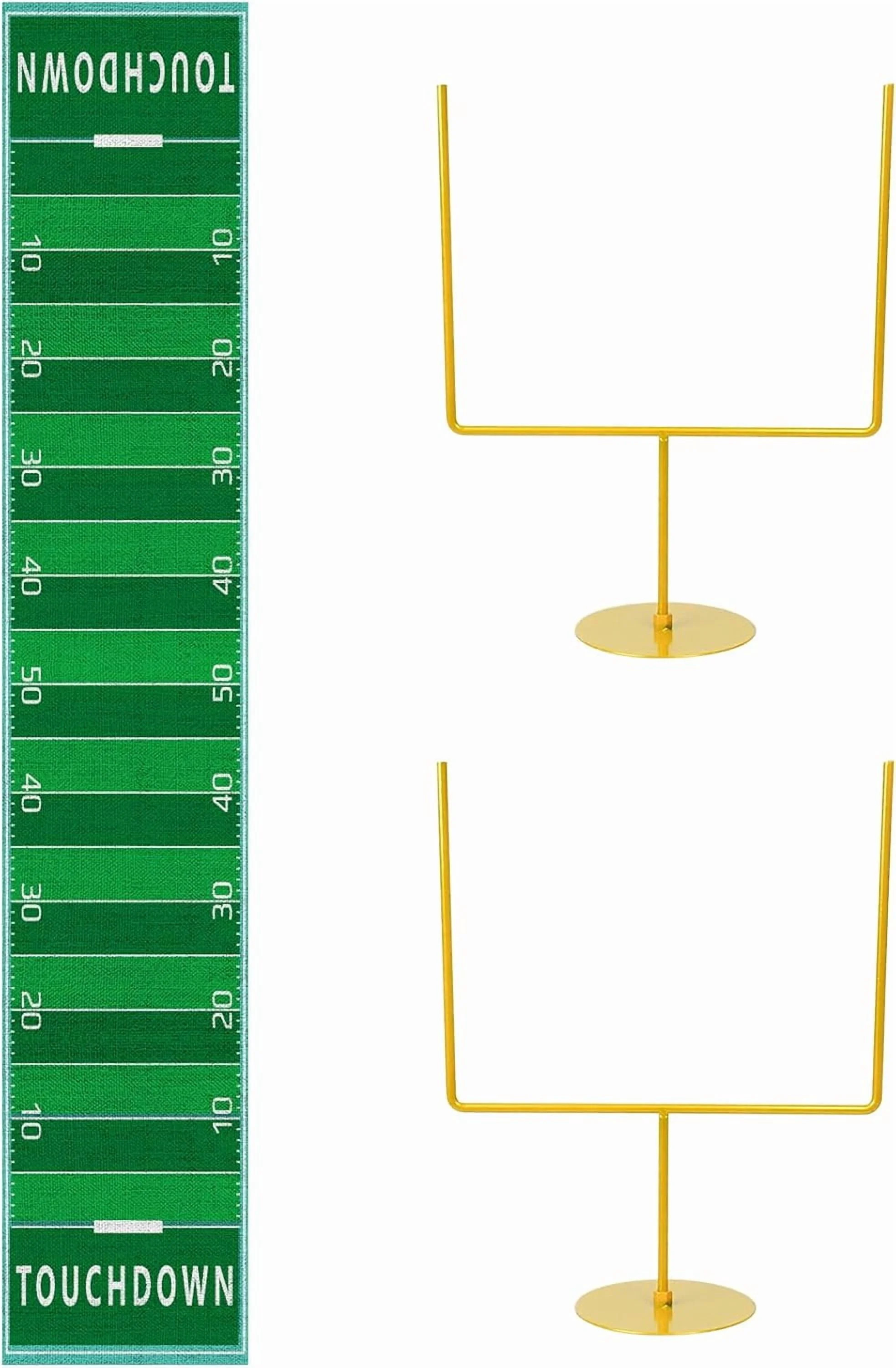 3 PCS Metal Football Goal Post Decoration Football Table Decor Football Field Goal Post Decoratio... | Walmart (US)
