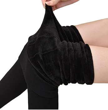 Romastory Women's Winter Warm Stretchy Thermal Leggings Pants Fleece Lined Tights | Amazon (US)