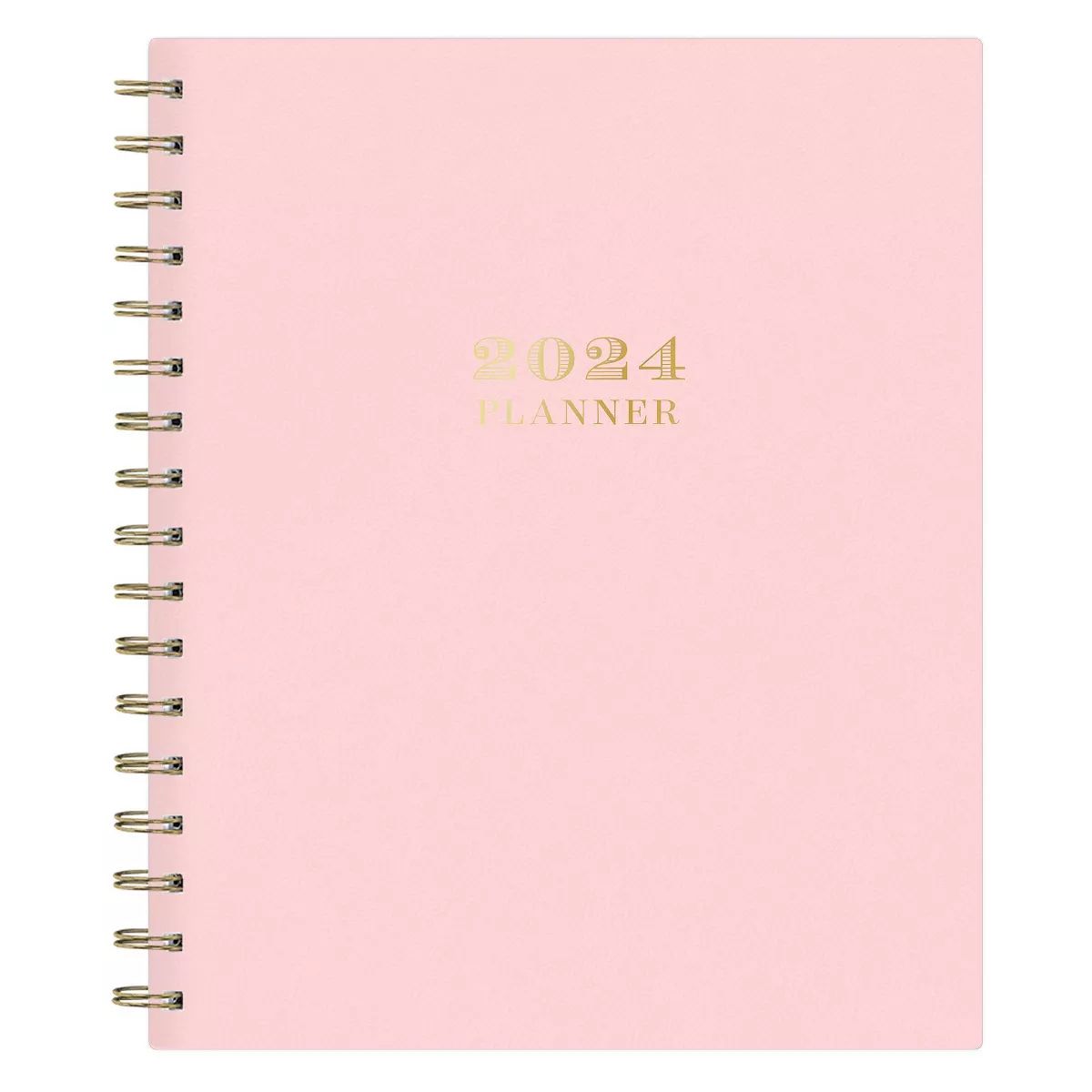 Day Designer 2024 Planner 7"x9" Weekly/Monthly Faux Leather Blush | Target