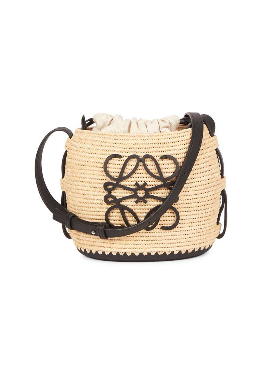 LOEWE x Paula's Ibiza Beehive Raffia Bucket Bag | Saks Fifth Avenue