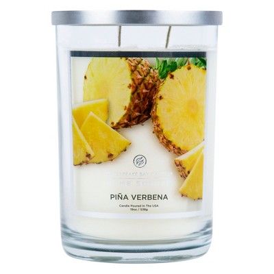 Glass Jar Candle Piña Verbena - Home Scents By Chesapeake Bay Candle | Target