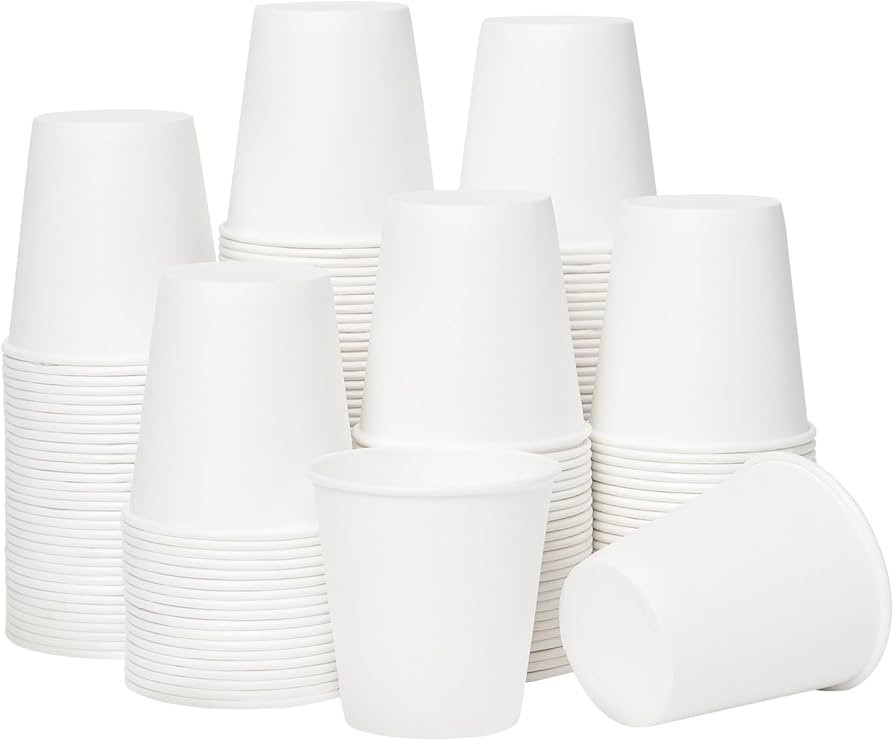 RACETOP [100 Count] 3 oz Paper Cups Bathroom, Small Paper Cups Disposable, Bathroom Cups, Mouthwa... | Amazon (US)
