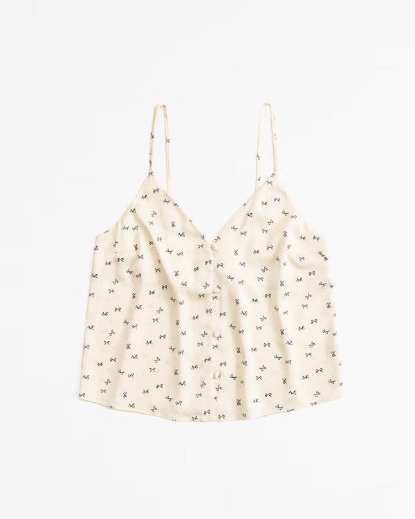 Women's Satin Sleep Cami | Women's Intimates & Sleepwear | Abercrombie.com | Abercrombie & Fitch (US)