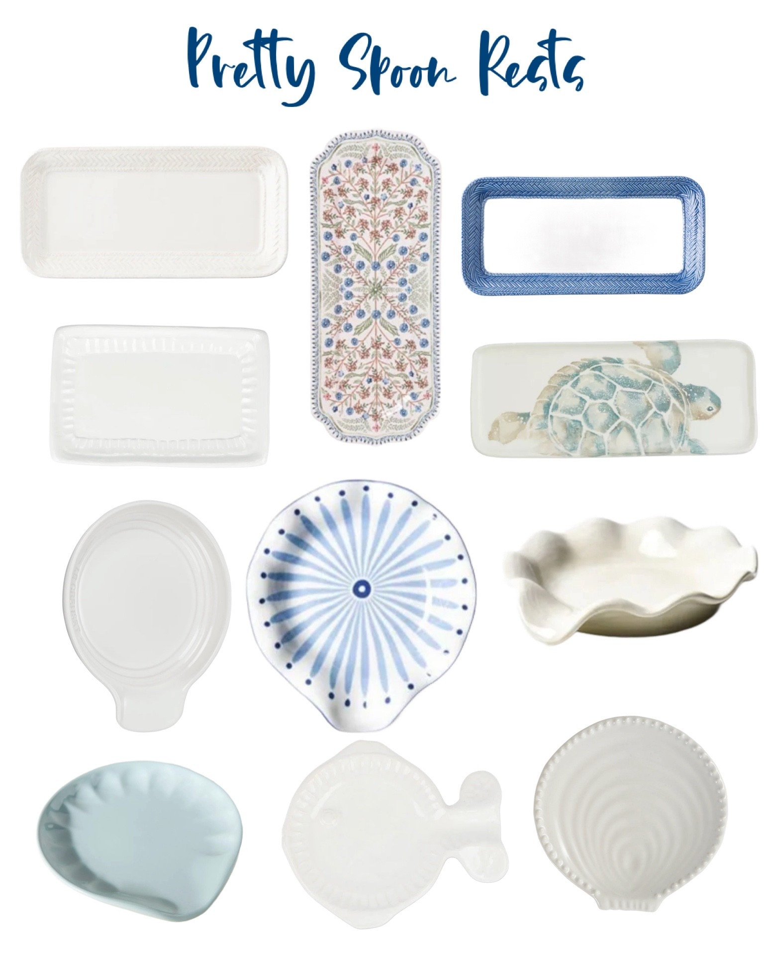 A spoon rest can be a beautiful decor piece and functional! My favorites are the nartow trays which look nice and hold tongs, spatulas and more perfectly 

#LTKFindsUnder50 #LTKHome