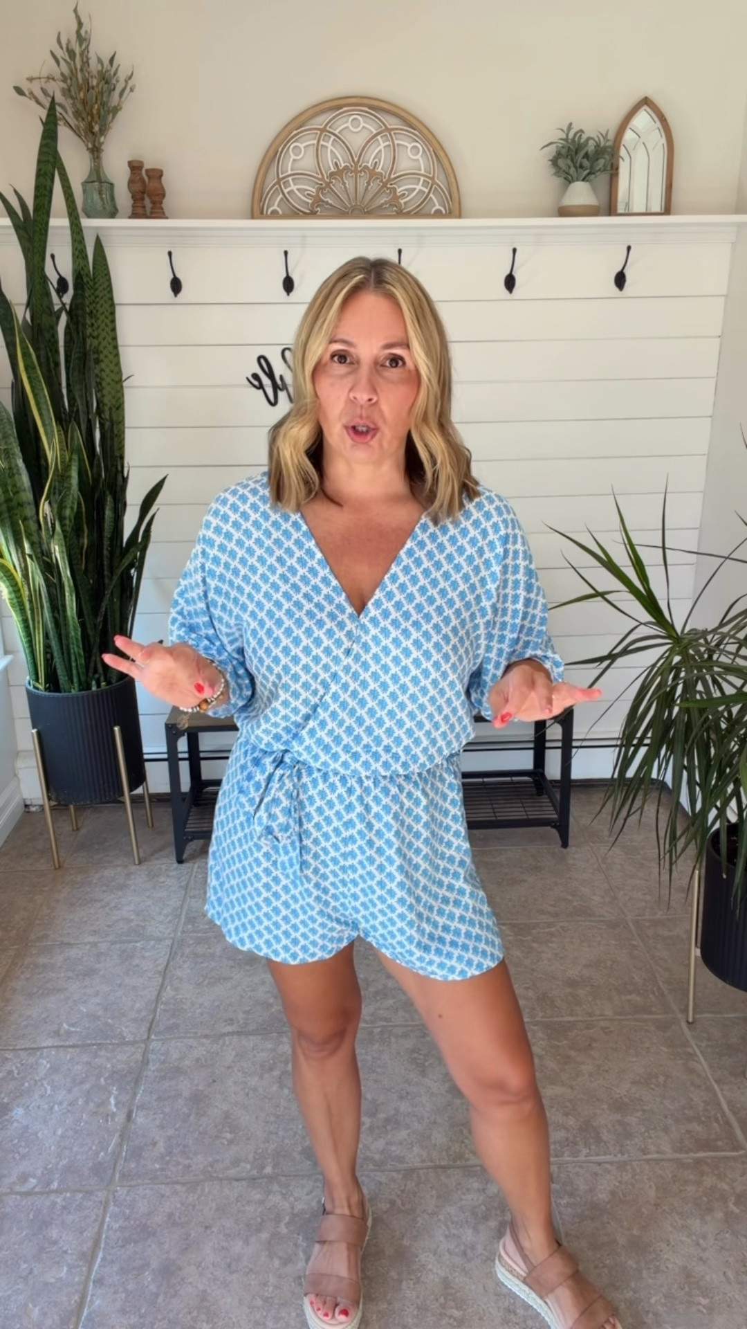 I'm wearing a medium in this romper. If I was to order it again I would consider sizing up to a large I'm 5'3. If you're tall or have a long torso size up. Summer outfits, vacation outfits beach, summer outfits over 40
#LTKOver40 #LTKTravel
#LTKPetite

#LTKSaleAlert #LTKmomlife #LTKSwim