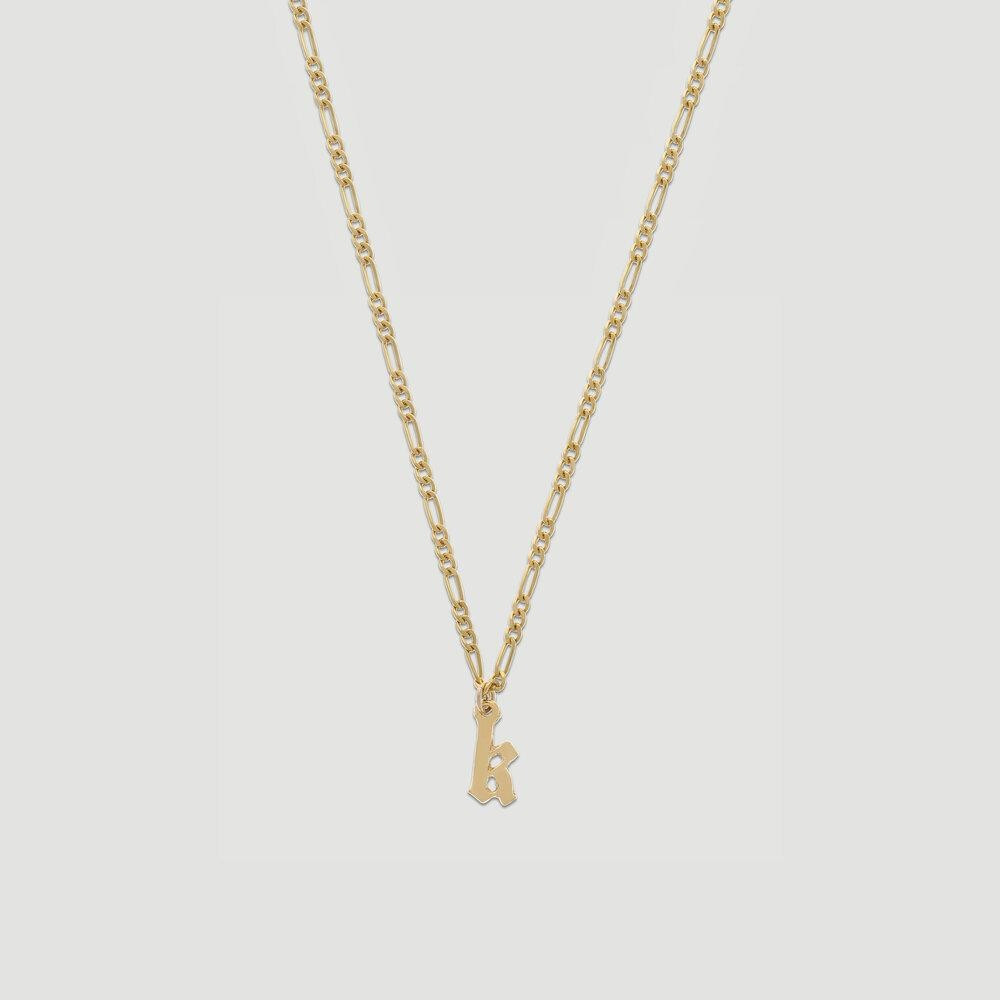 old english initial necklace 2.0 | Cuffed by Nano