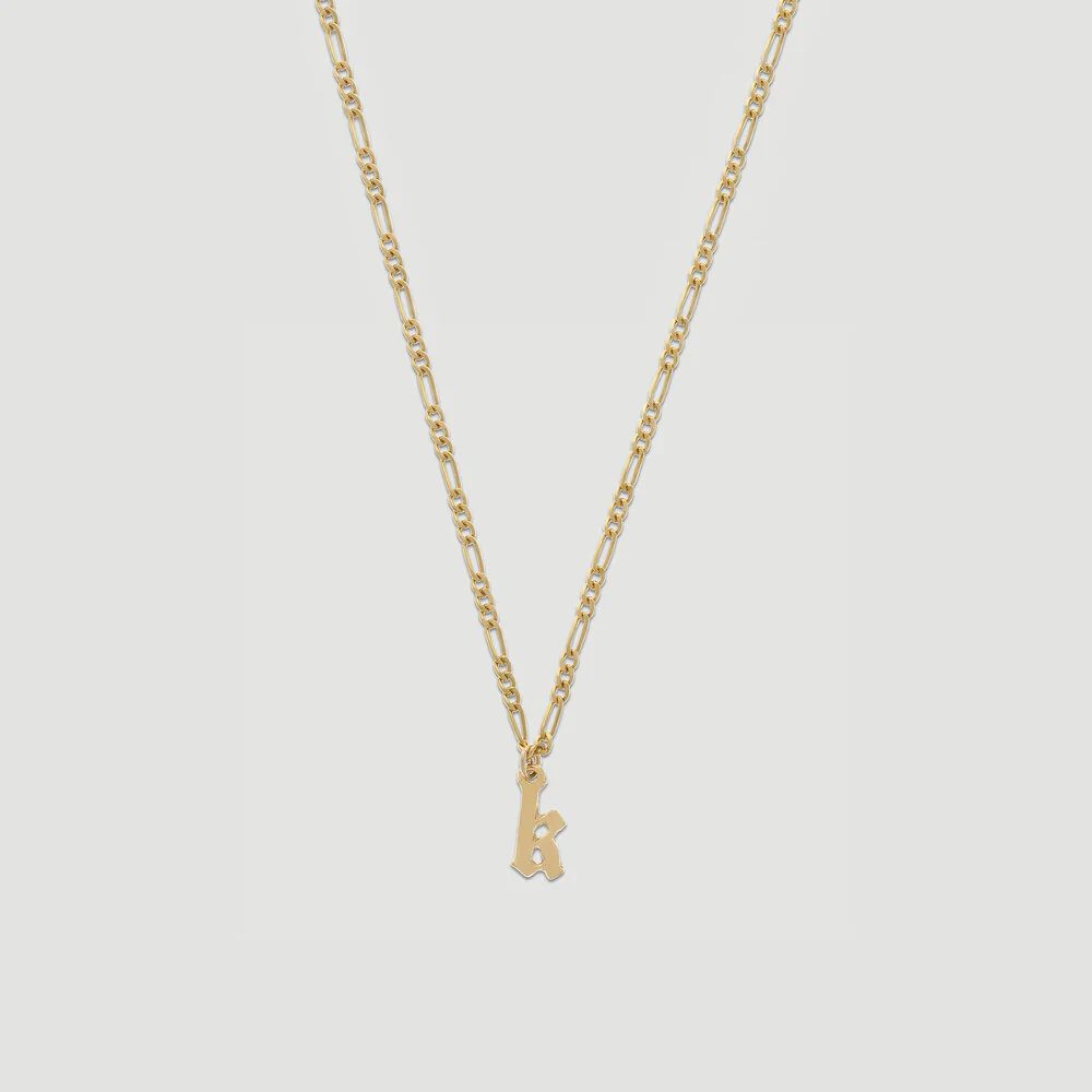 old english initial necklace 2.0 | Cuffed by Nano