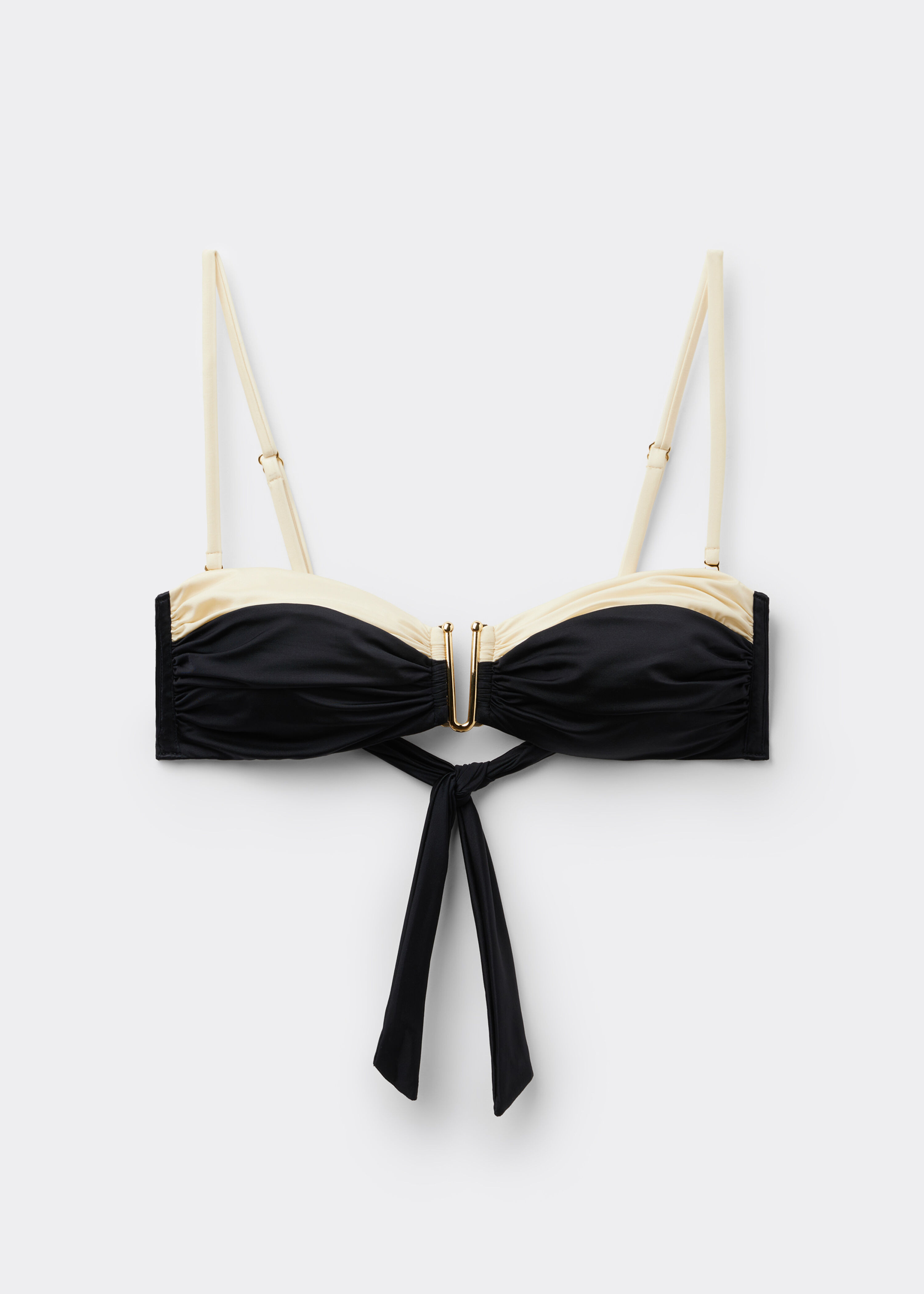Bandeau Swimsuit Top Elegant Bicolor | Calzedonia US