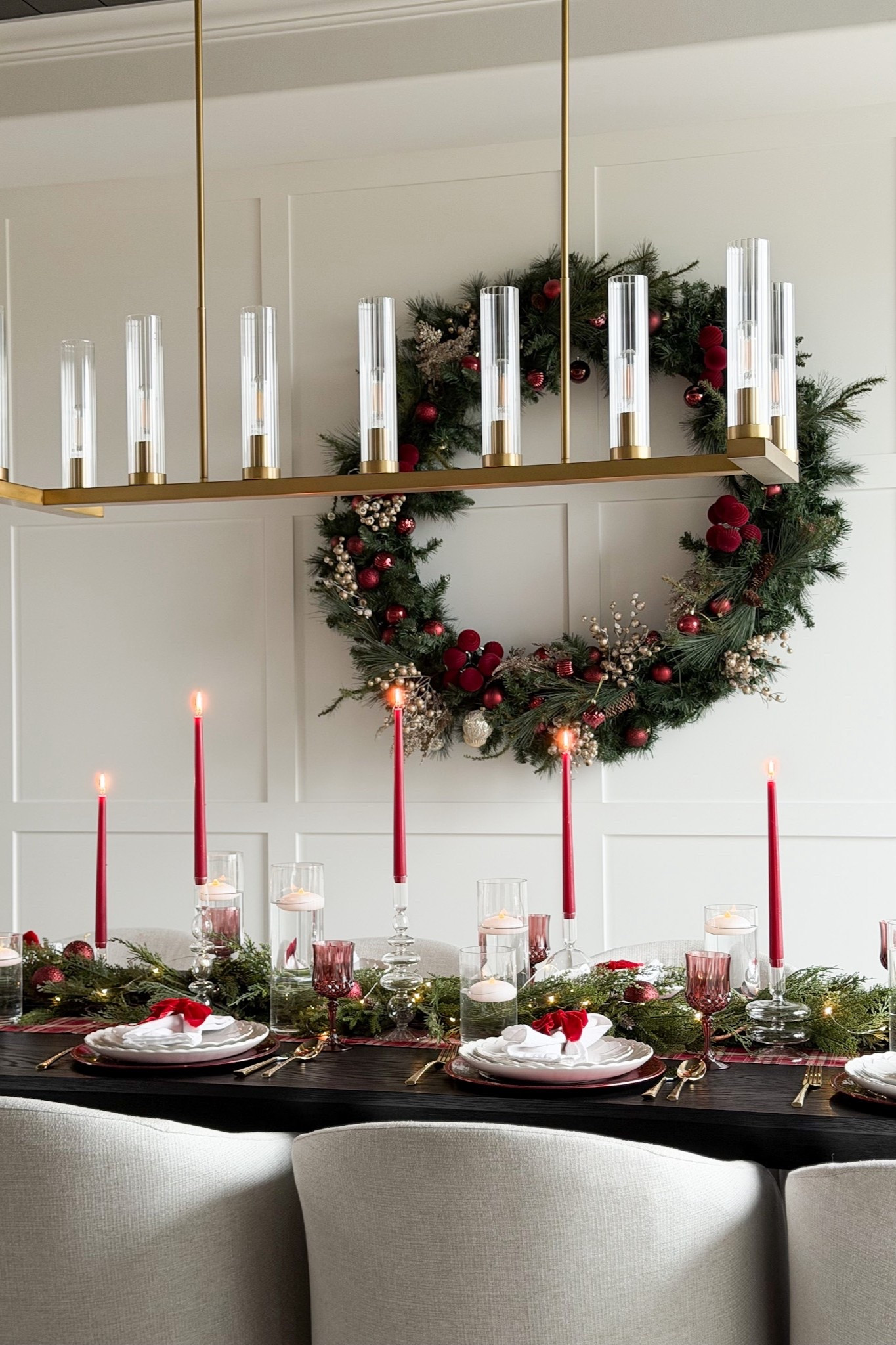 I can't wait to gather around the table with loved ones for the holidays!❤️

Holiday, holiday home, holiday home decor, holiday decor, Christmas, Christmas time, Christmas decor, Christmas dinner, holiday tablescape, dinnerware, candles, red bow, red candles, glassware

#LTKSeasonal #LTKHome #LTKHoliday