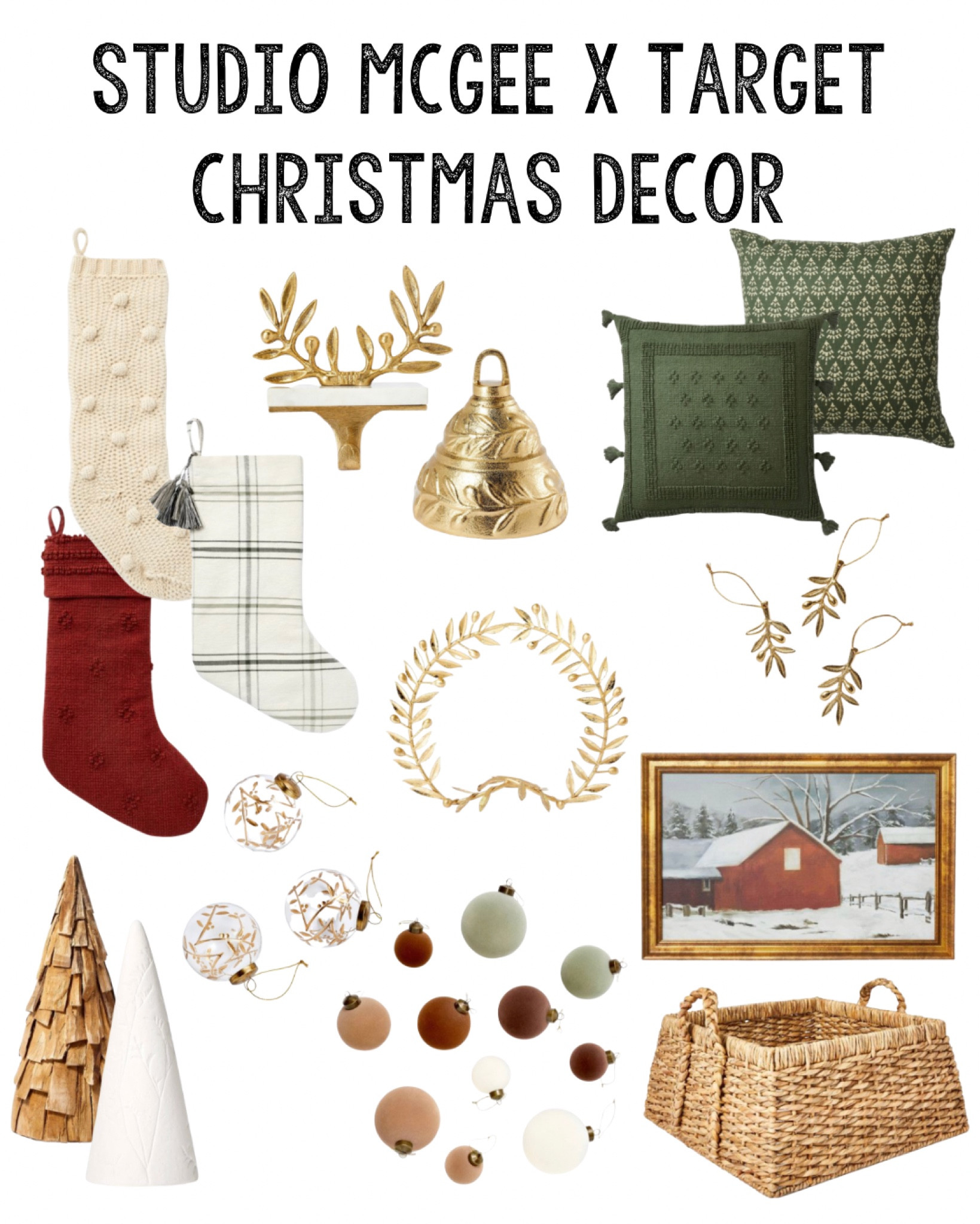 Studio Mcgee x Target Christmas decor has arrived! I love the velvet ornaments and the brass decor! 

#LTKunder50 #LTKhome #LTKHoliday