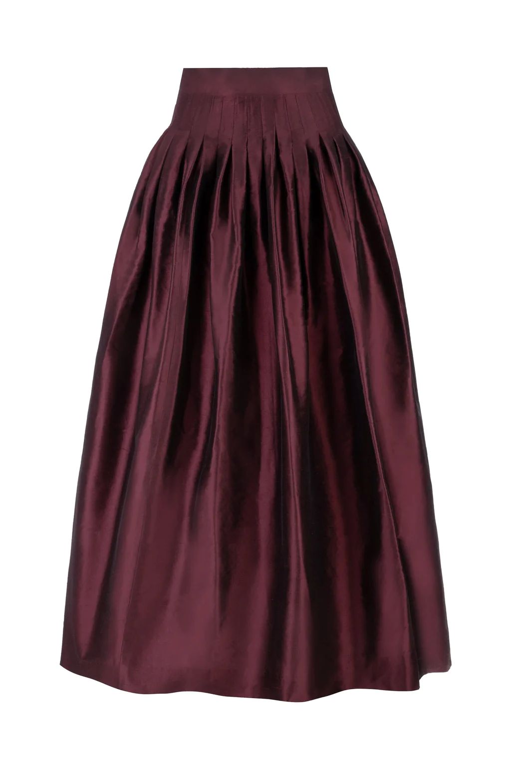 Yass Taffeta Ball Skirt - Burgundy | Rosewater Collective