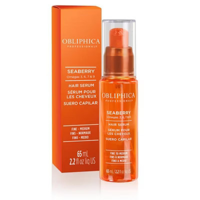 Obliphica Seaberry Leave-In Serum for Fine to Medium Hair (2.2 oz) Hydrates, Smooths & Protects Hair | Target