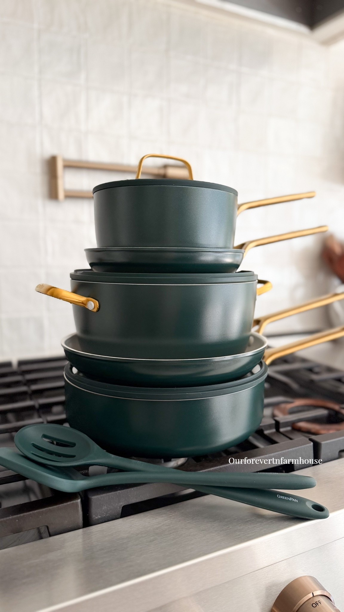 Officially ready for all the fall cooking. 🍂

You guys already know how much I love my @theoriginalgreenpan cookware, and this new Reserve Pro set in Spruce could not be prettier for fall. 💚

The Reserve Pro collection just came out in new colors for fall! Latte, Bordeaux, Spruce, Cream, Harvest, and Twilight, so there’s a color for pretty much every kitchen. I went with Spruce and LOVE this deep green against all the warm wood tones in ours. 😍

And they’re not just pretty! The ceramic nonstick makes cooking and cleanup so easy, and they’re dishwasher safe, which is basically a requirement in my kitchen because I do NOT have time to hand wash cookware. 

I linked my set in my LTK if you want to check out all the colors! 🍂💚

#gifted @greenpan

#LTKfoodie #LTKHome