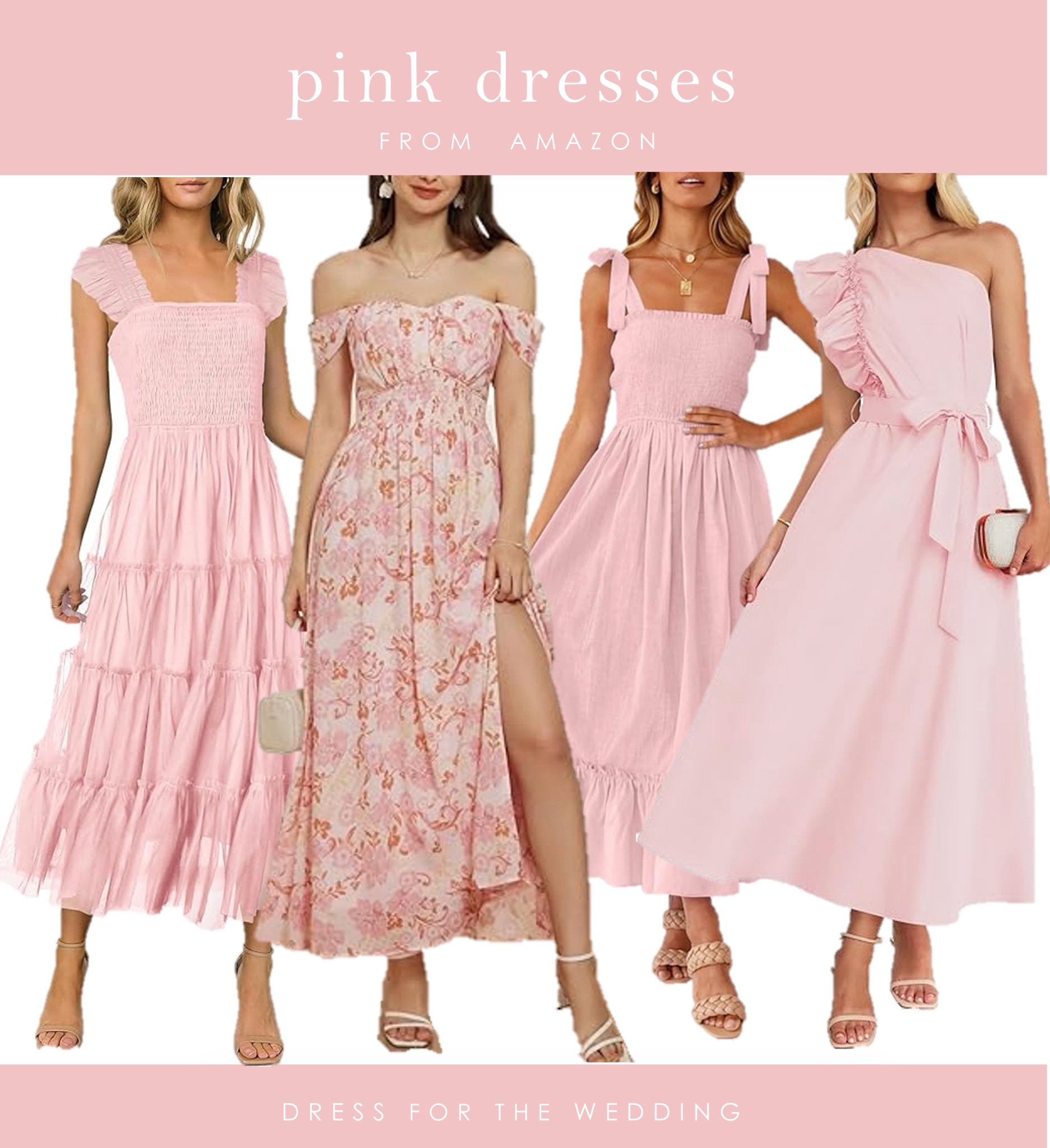 Pink dress 
Amazon dress
Family photo outfit 
Affordable dress

#LTKWedding #LTKParties #LTKFindsUnder100