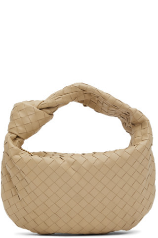 Bottega Veneta - Beige Teen Jodie Bag | SSENSE