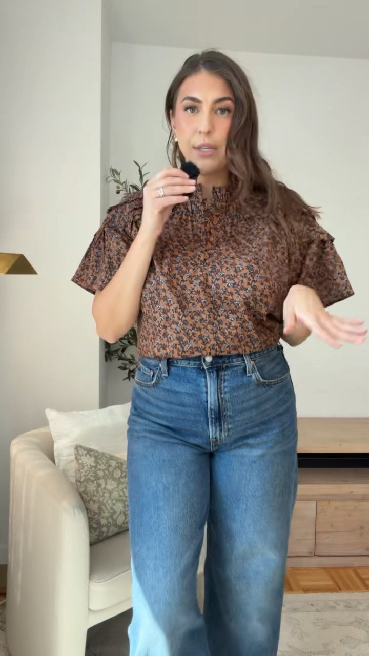The prettiest little fall top 🤎 The print + statement sleeves make jeans feel instantly more pulled together without trying too hard.

Fall outfit inspo, Walmart fashion, floral fall top, statement sleeve top, wide leg jeans, casual fall outfit, affordable fashion, women’s fall style, elevated everyday outfit

#LTKootd #LTKMidsize #LTKSeasonal