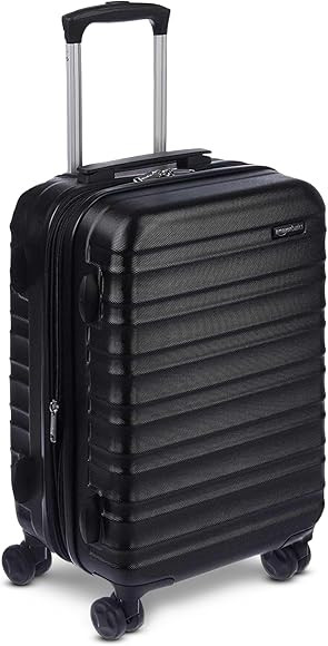 Amazon Basics 21" Hardside Carry-On Luggage, Hardshell Suitcase With Wheels, Expandable For Up to... | Amazon (US)