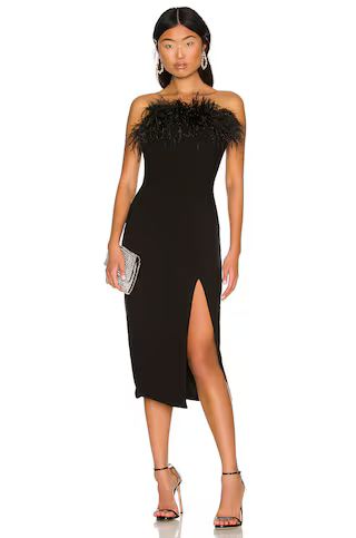 LIKELY Midi Desi Dress in Black from Revolve.com | Revolve Clothing (Global)