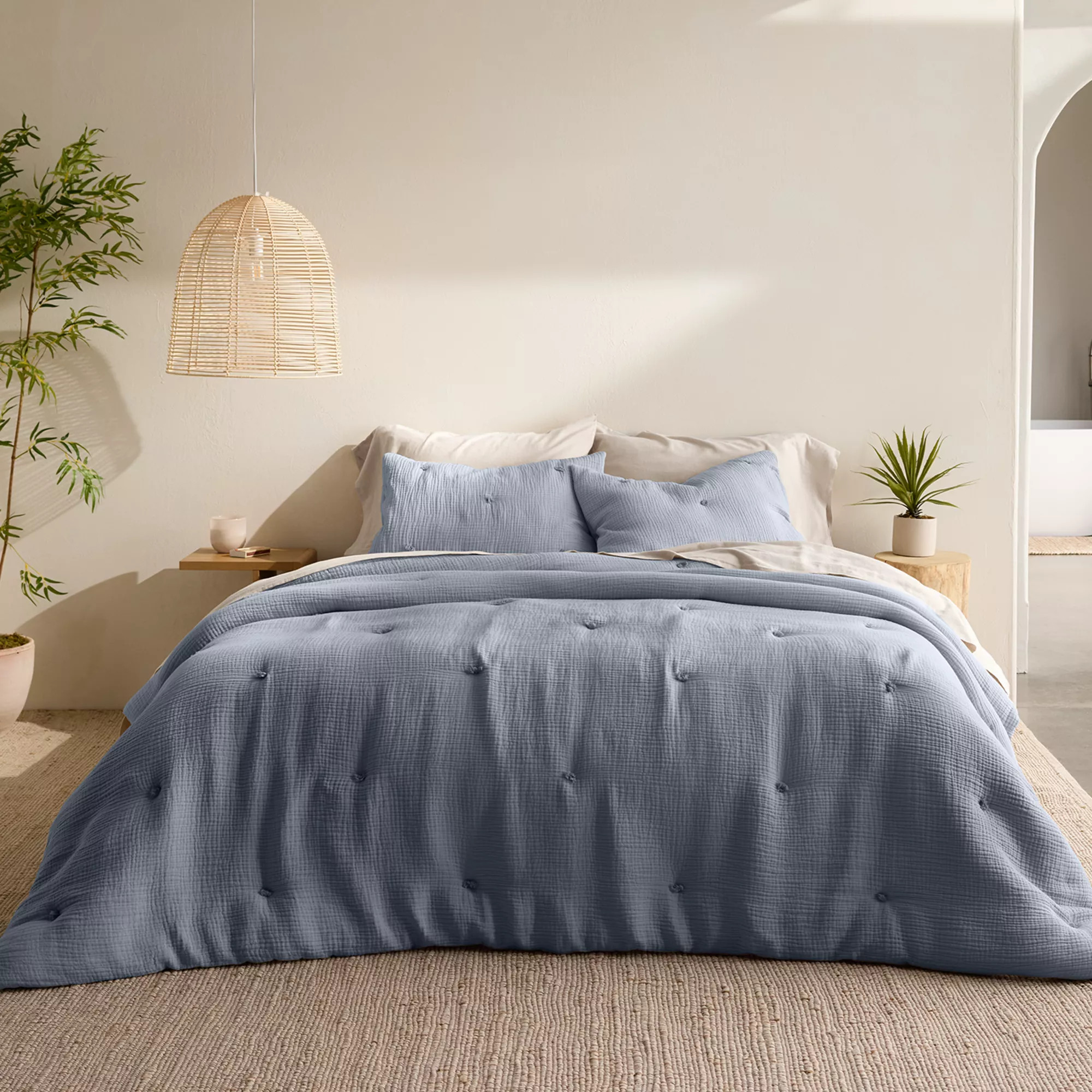 Miryana Crinkle Cotton Comforter Set | Kohl's