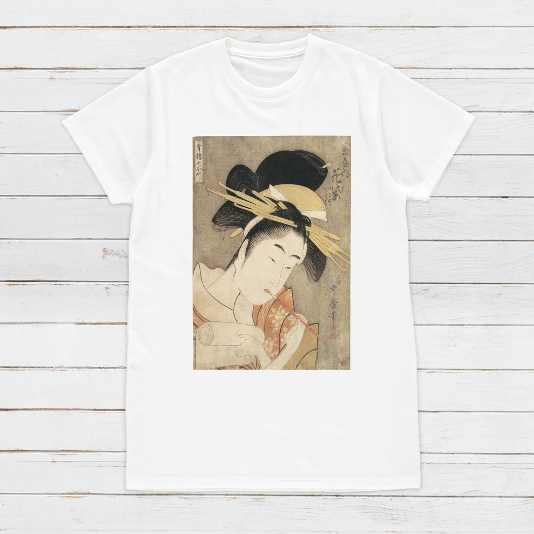 Ukiyo-e Geisha T-shirt: Kitagawa Utamaro Woodblock Art Tee - Etsy | Etsy (Global)