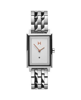 MVMT Women's Signature Square Stainless Steel Bracelet Watch, 24mm & Reviews - Macy's | Macys (US)