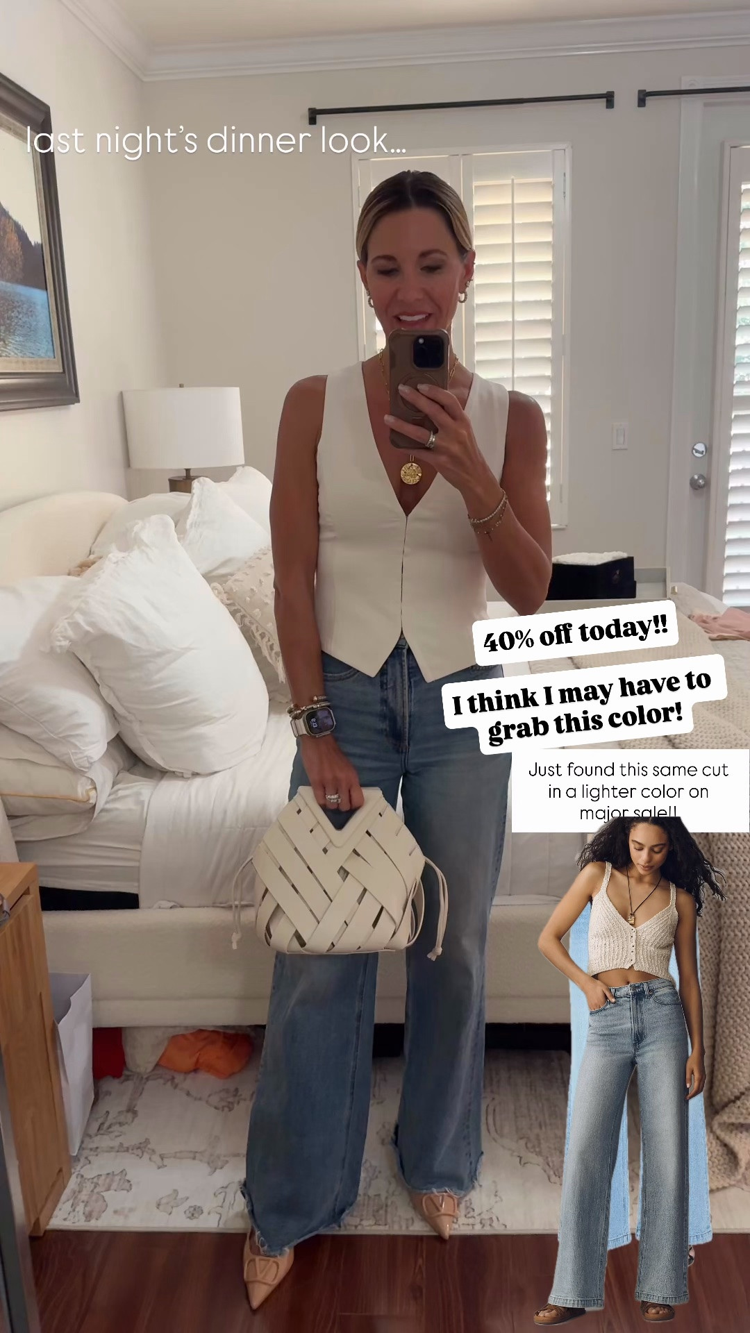 These are by far my favorite cut of jeans ever! I have them in so many colors and Anthro has them for 40% off today

#LTKSaleAlert #LTKOver40 #LTKMidsize