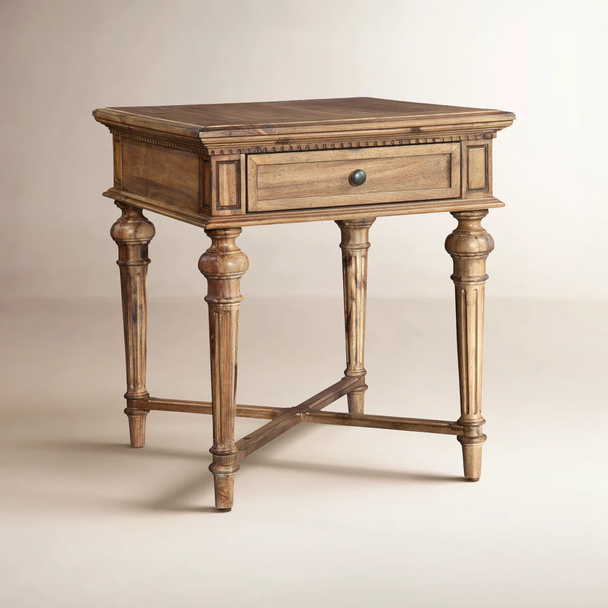 Veronica Solid Wood 1-Drawer End Table | Wayfair North America