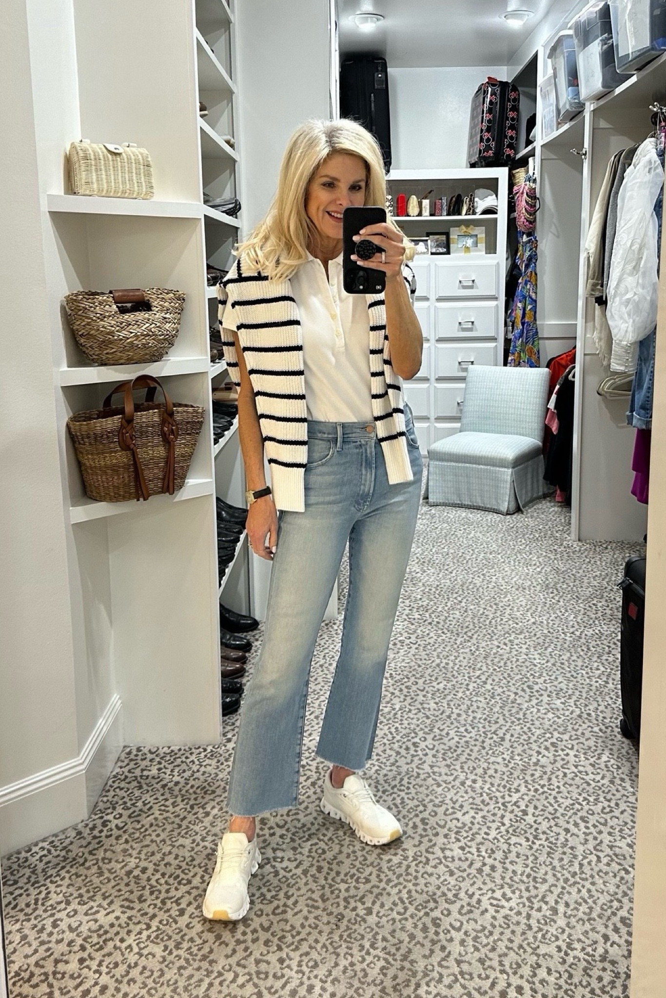 Super cute look for spring! Size S top and 27 jeans  

#LTKOver40 #LTKSeasonal #LTKStyleTip